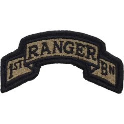 Cheap 👍 Ira Green, Inc Army Tab United States Army Scroll 75th Ranger First Battalion Velcro Subdued (OCP) ✔️