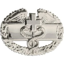 Flash Sale ❤️ Other Brands Army Badge Regular Mirror Finish, Combat Medical 1st Award 🔥