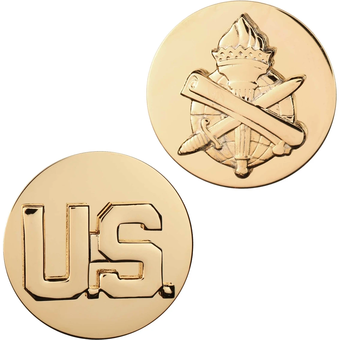 Cheap ⭐ Army US & Civil Affairs Sta-Brite Pin-On ❤️ 1 Cheap ⭐ Army US & Civil Affairs Sta-Brite Pin-On ❤️