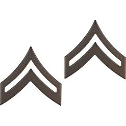 Flash Sale 😉 Army Corporal Sta-Brite Black Pin-On 🛒