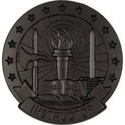 Budget 😍 Army Basic Instructor Sta-Brite Black Pin-On 🎉