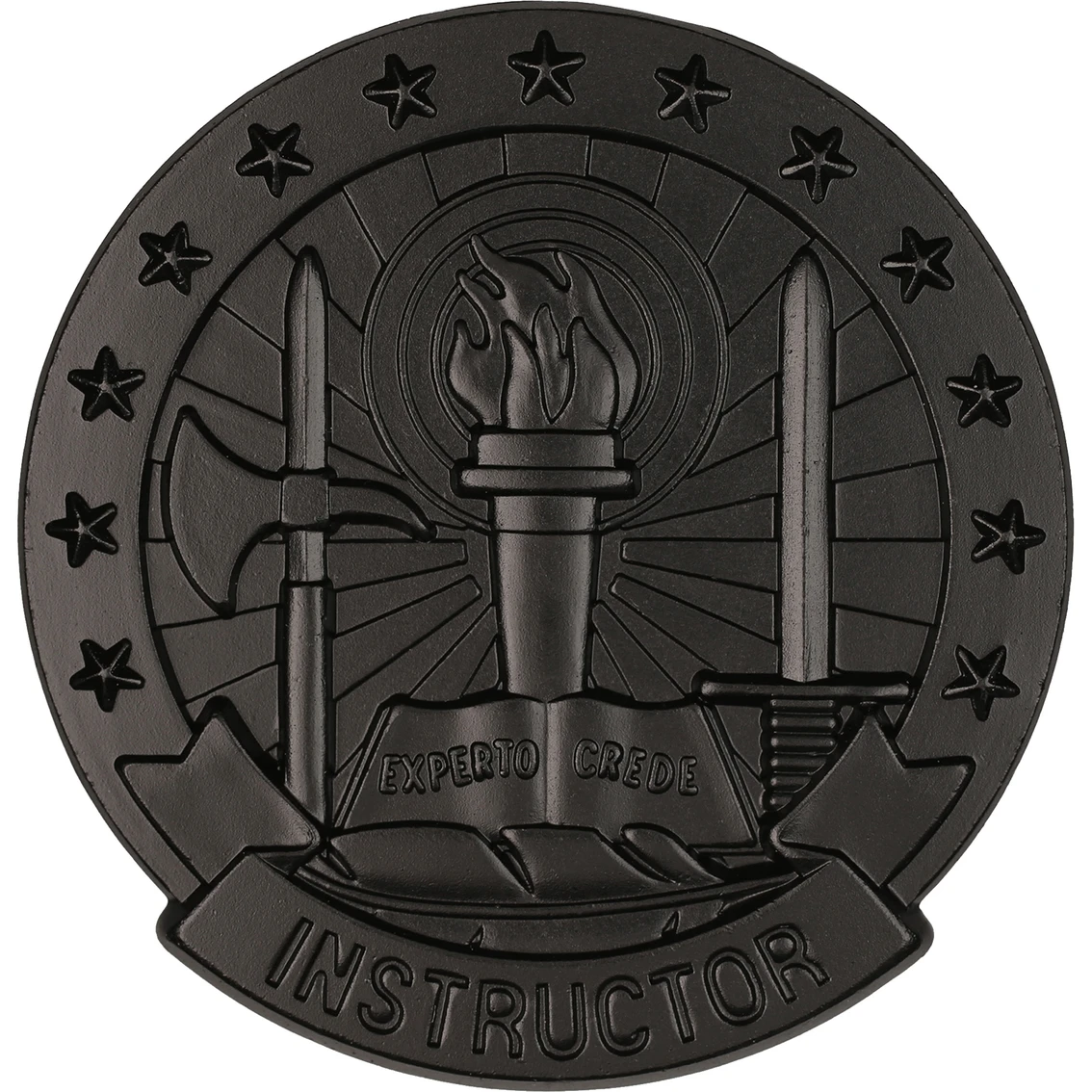 Budget π Army Basic Instructor Sta-Brite Black Pin-On π 1 Budget π Army Basic Instructor Sta-Brite Black Pin-On π