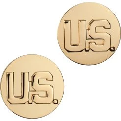 Promo 🔔 Sta-Brite Army U.S. Letters Insignia 2 Pk. 🌟