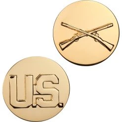 Best Sale ❤️ Sta-Brite Army Infantry And U.S. Letters Insignia ✔️
