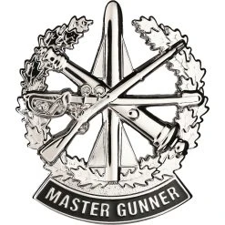 Best deal 🎉 Army Master Gunner (MGB) Full Size Sta-Brite Pin-On ⌛