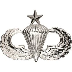 New 🌟 Sta-Brite Army Senior Parachutist Badge, Full Size 🔔