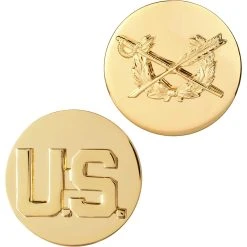 Discount 😉 Sta-Brite Army Judge Advocate And U.S. Letters Insignia ⌛
