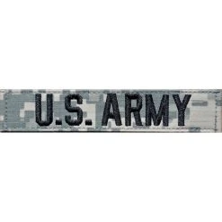 Promo 😉 Sayre Embroidered Army Sew-On Branch Tape (ACU) 🤩