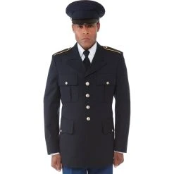 Budget ⭐ Commercial Army Enlisted Blue ⌛ Dress Coat (ASU) 🛒