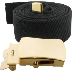 Outlet 🤩 Other Brands Army Elastic Waist Belt With Gold Plated Buckle 😍
