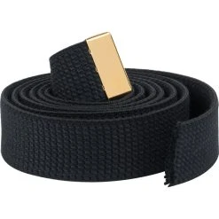 Flash Sale 🤩 DLATS Women's Black Web Belt With Brass Tip 👏