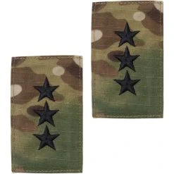 Best deal 🥰 Army Lieutenant General Rank O-9 Tab Hook & Loop (OCP) ✔️
