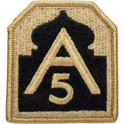 Hot Sale 🧨 Ira Green, Inc Army Patch Fifth Army Subdued Velcro (OCP) 🎁