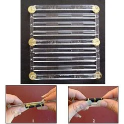 Best Sale 👍 Other Brands 27 Ribbon, 1/8 In. Space, Plastic Ribbon Bar Holder 😀